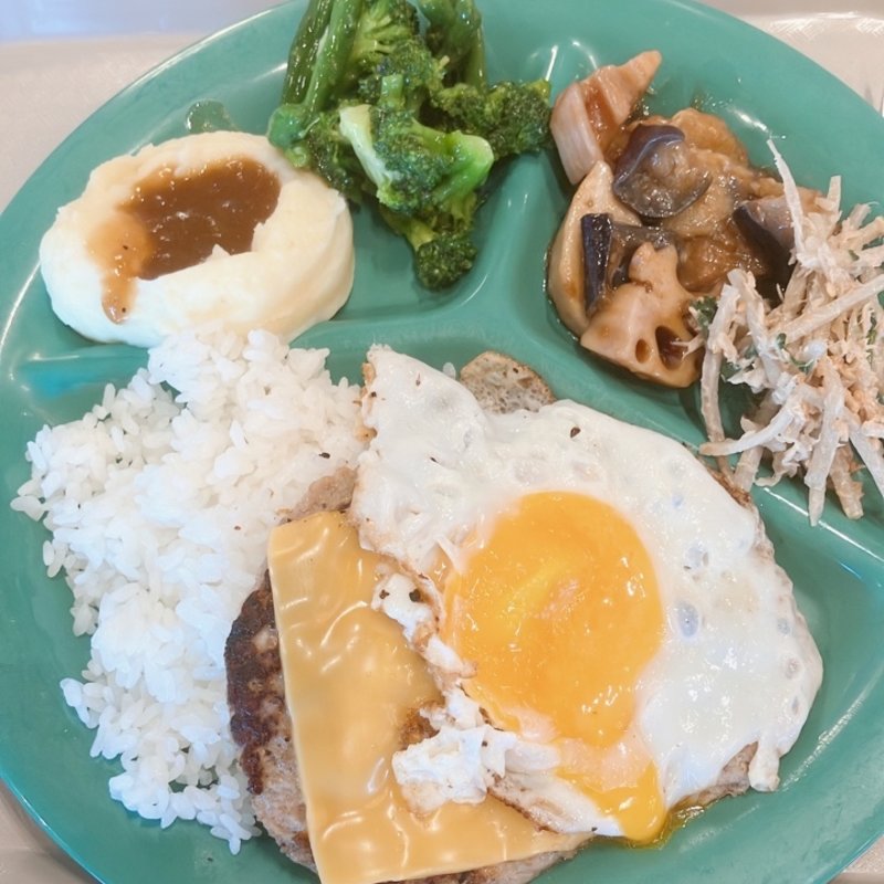 チーズロコモコ(Hawaiian Steak＆BBQ Merengue 三井アウトレットパーク 横浜ベイサイド店)