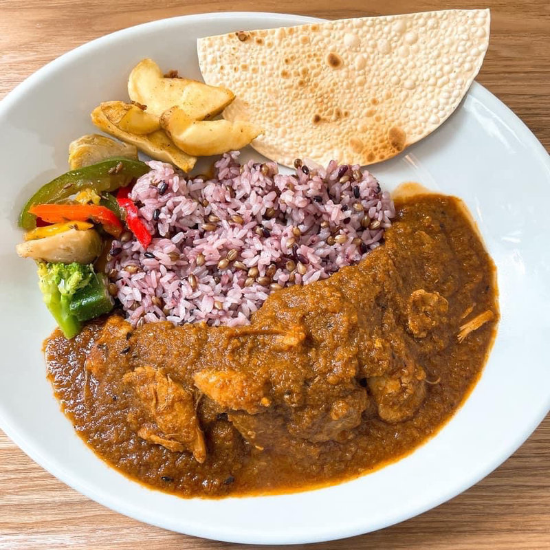 チキンカレー プチプチご飯(ヒナタ屋)