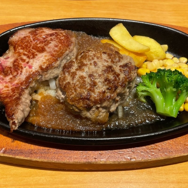 宮ロース&宮ハンバーグ(ステーキ宮 福井文京店)