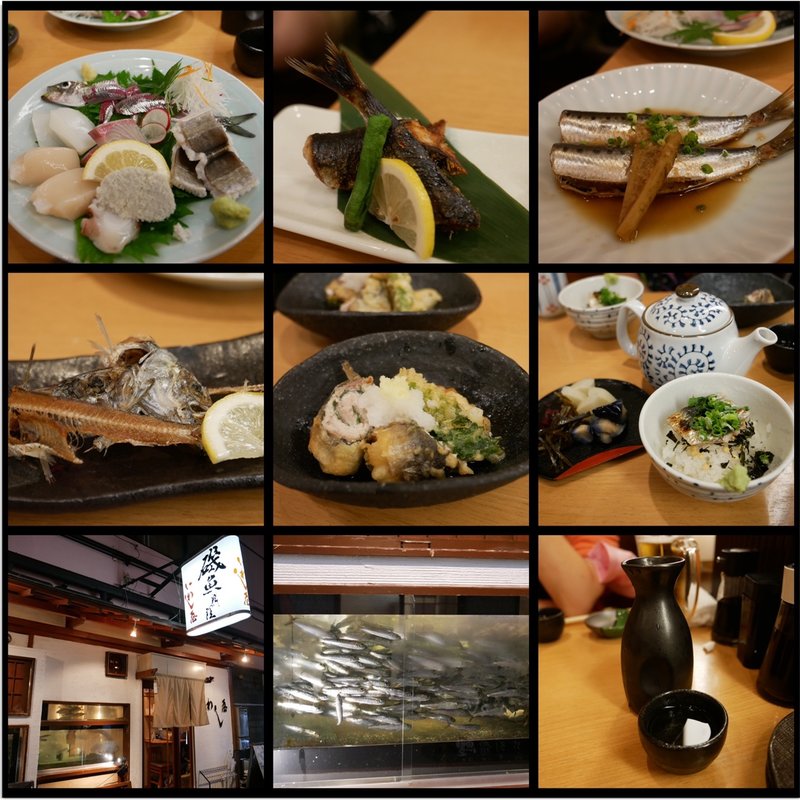 活いわしフルコース(いわし屋)