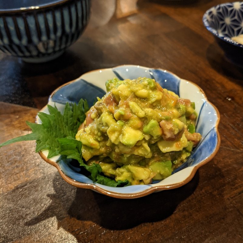 アボカド酒盗(Japanese Sake STAND 85(ハッコー))