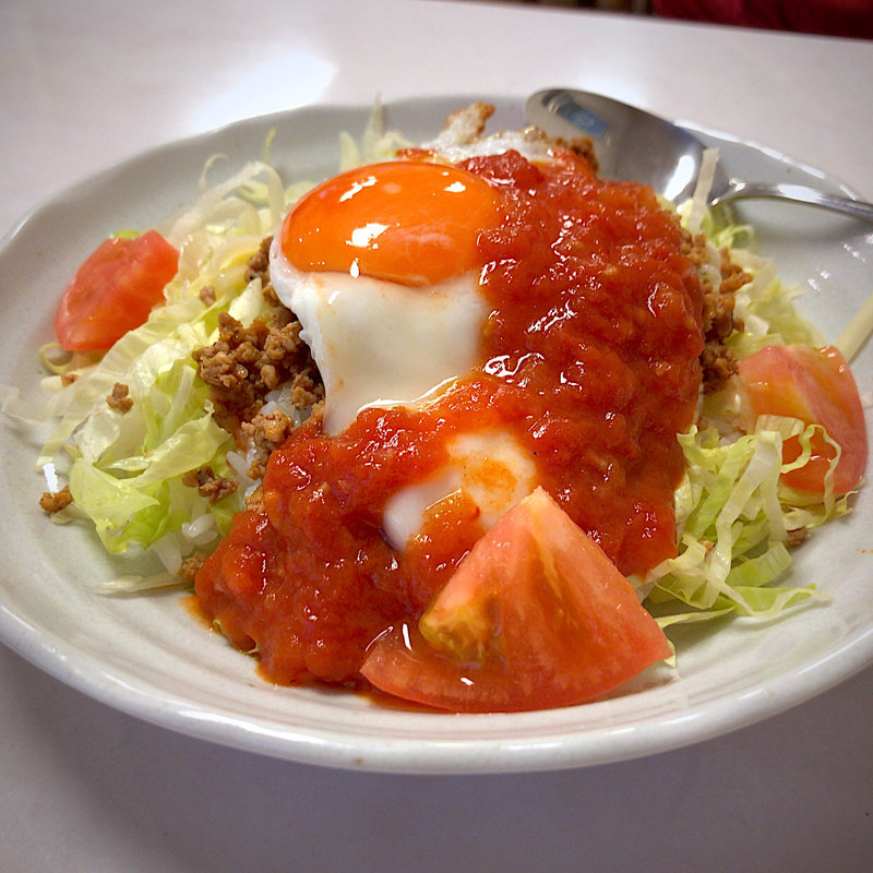 タコライス 目玉焼きトッピング(びーわん )