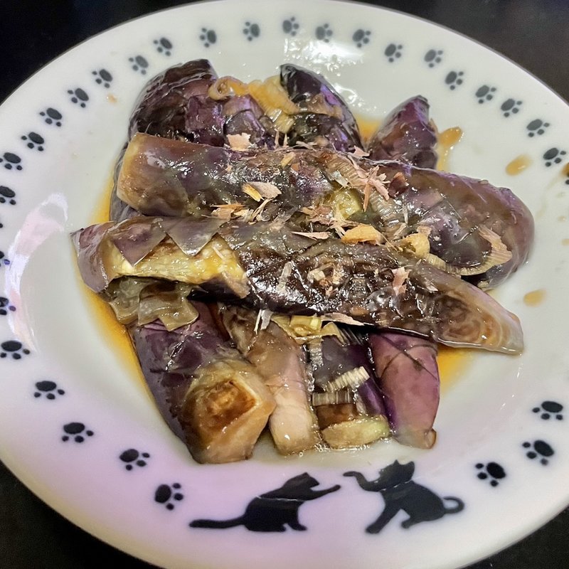 なすの焼き浸し(自宅)