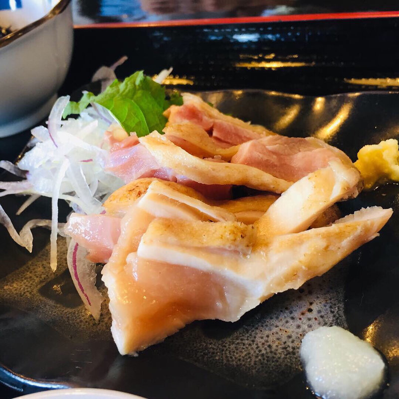 鳥刺し(ひらかわ海の駅 )