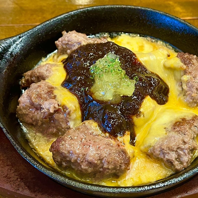 師匠バーグ(やっぱりステーキ 真嘉比店)