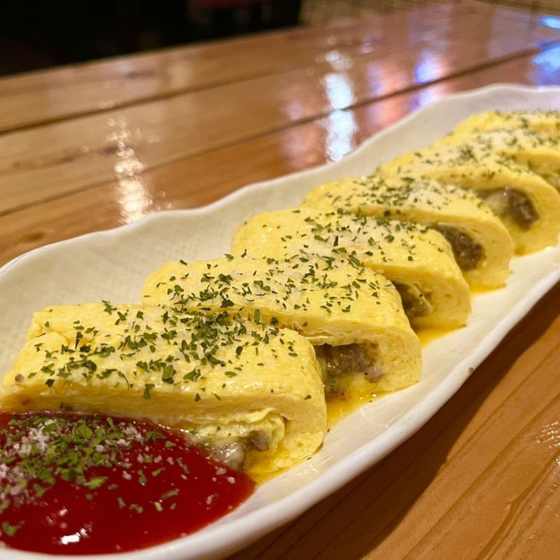 タコスエッグ(沖縄居酒屋 遊び庭)