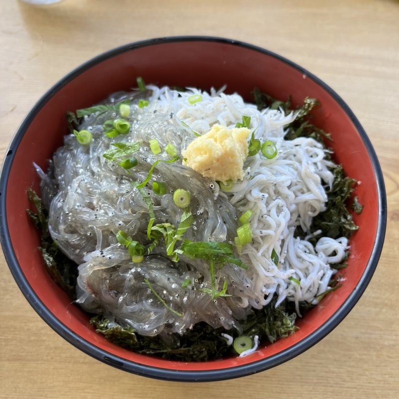 しらすハーフ丼(遊覧亭)