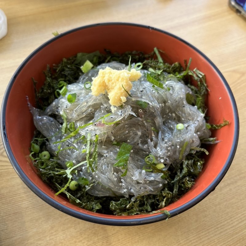 生しらす丼(遊覧亭)