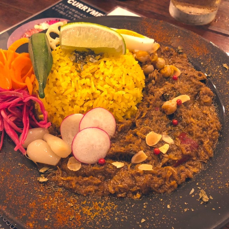 スパイスチキンキーマカレー(YOLO【スパイスカレー&立ち呑みの店】)