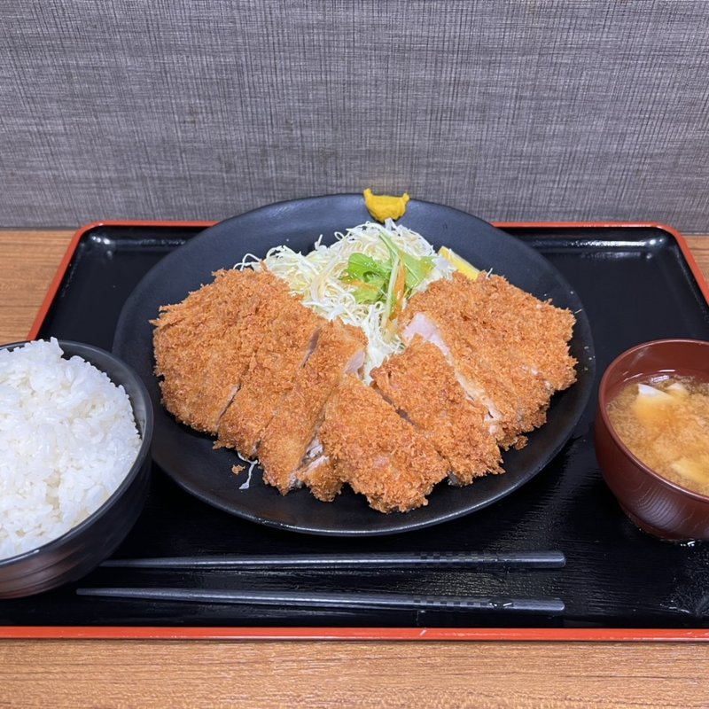とんかつ定食(2枚)(大盛や もり達 仙台イービーンズ)