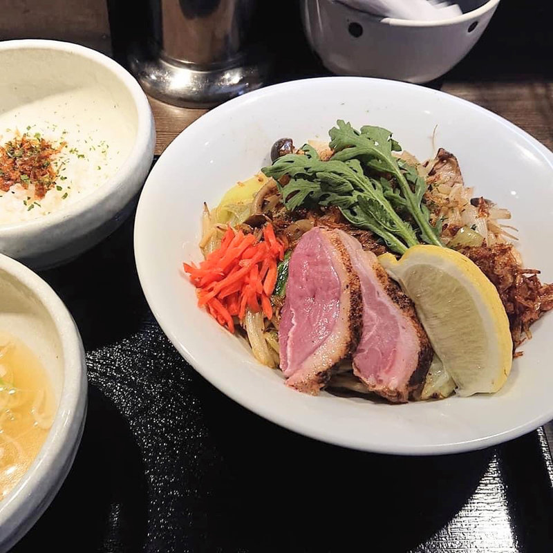 鴨出汁醤油焼きそば(鴨出汁中華蕎麦麺屋yoshiki)