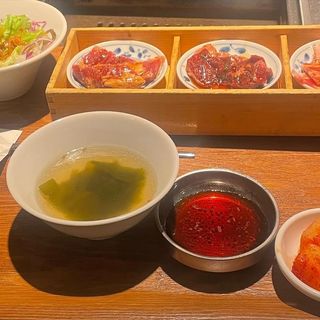 焼肉ランチ　すだち麺セット(熟成焼肉肉源仙台店)