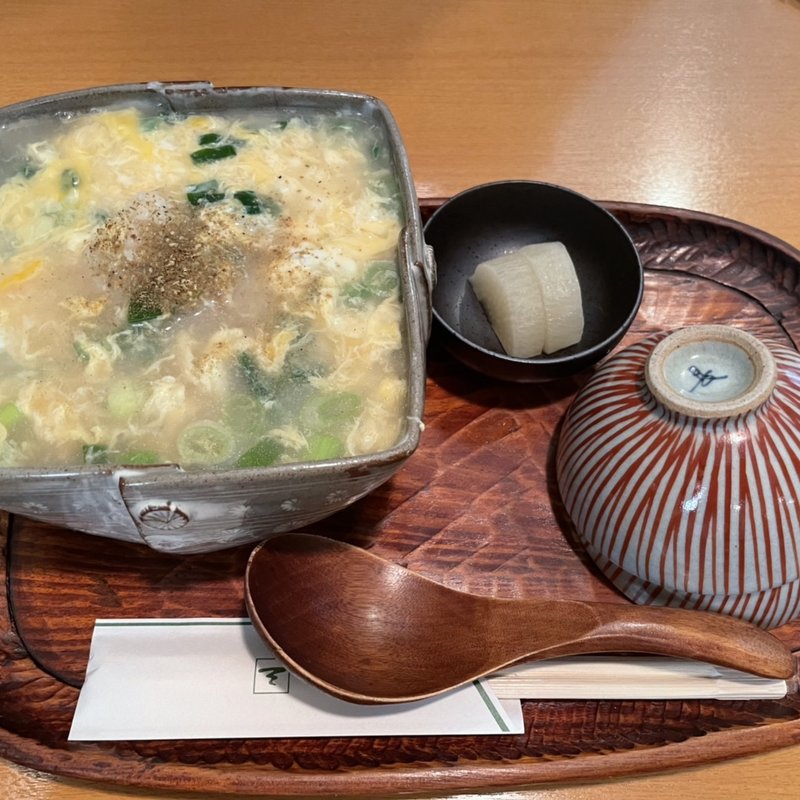 鴨雑炊(天のや 麻布十番)