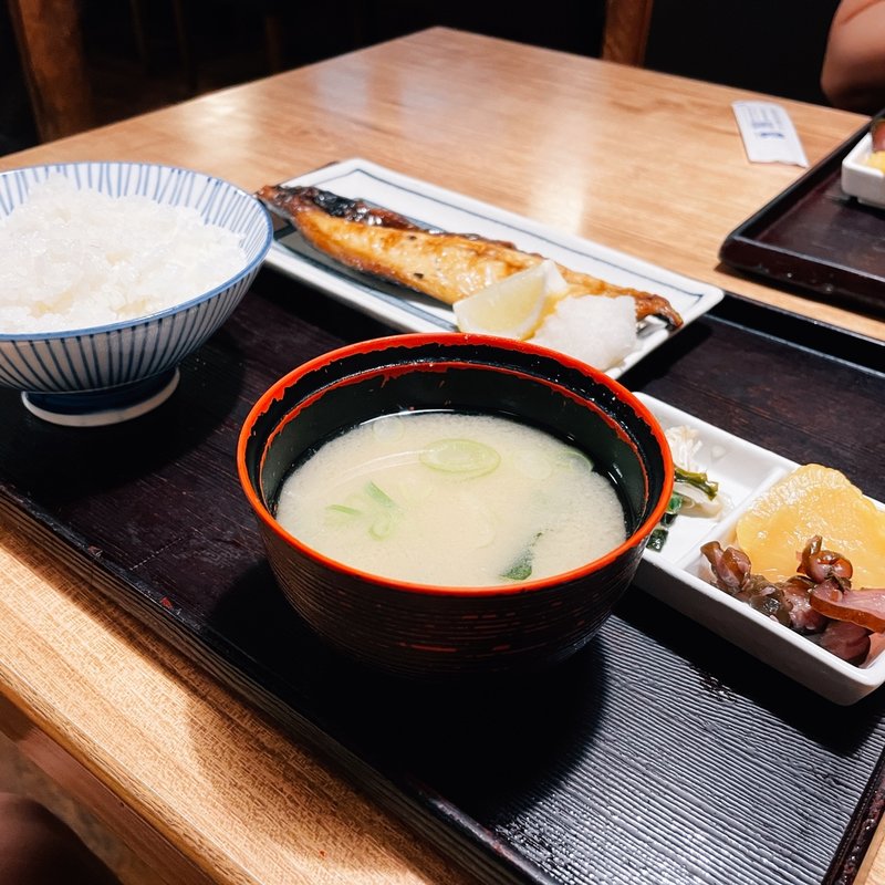 さば文化干し焼定食(呑兵衛 蒲田西口店)