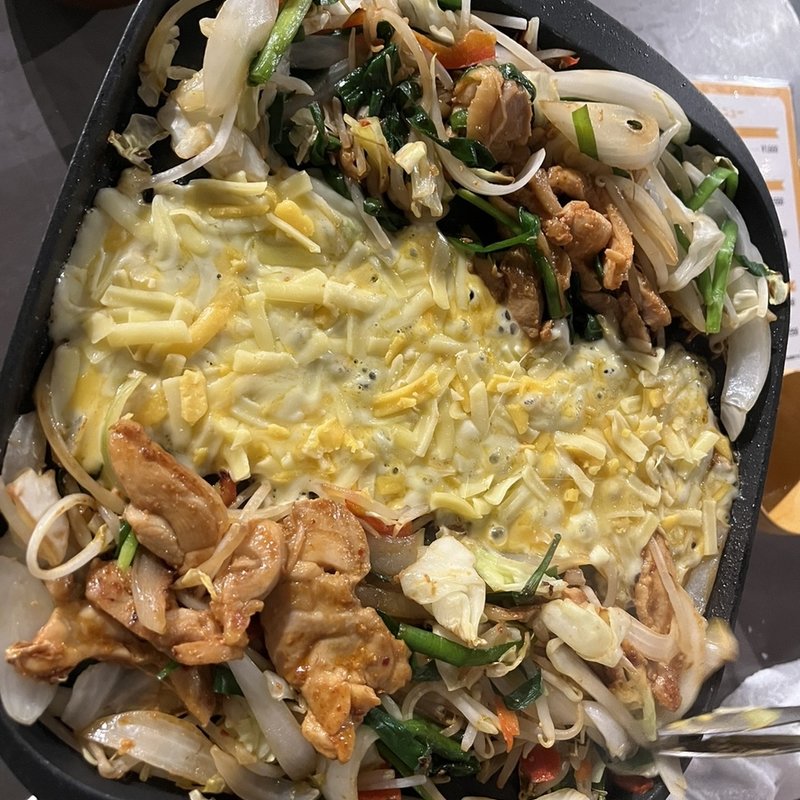 Wチーズタッカルビコース(池袋パルコ コリアンBBQビアガーデン)