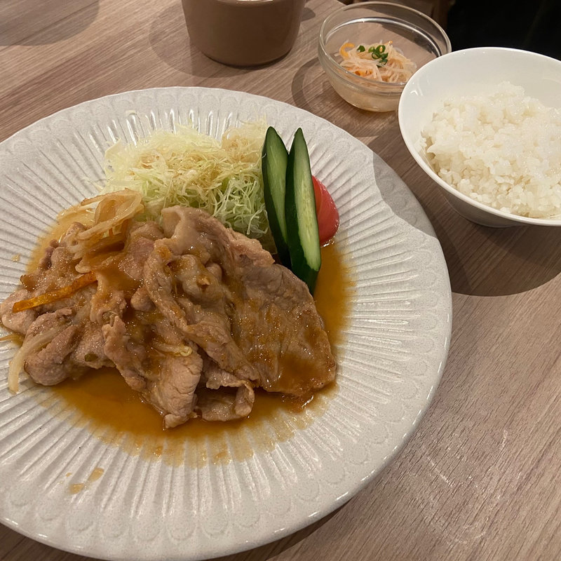 生姜焼き定食(GRAND TIME CAFE（グランタイムカフェ）神保町店)
