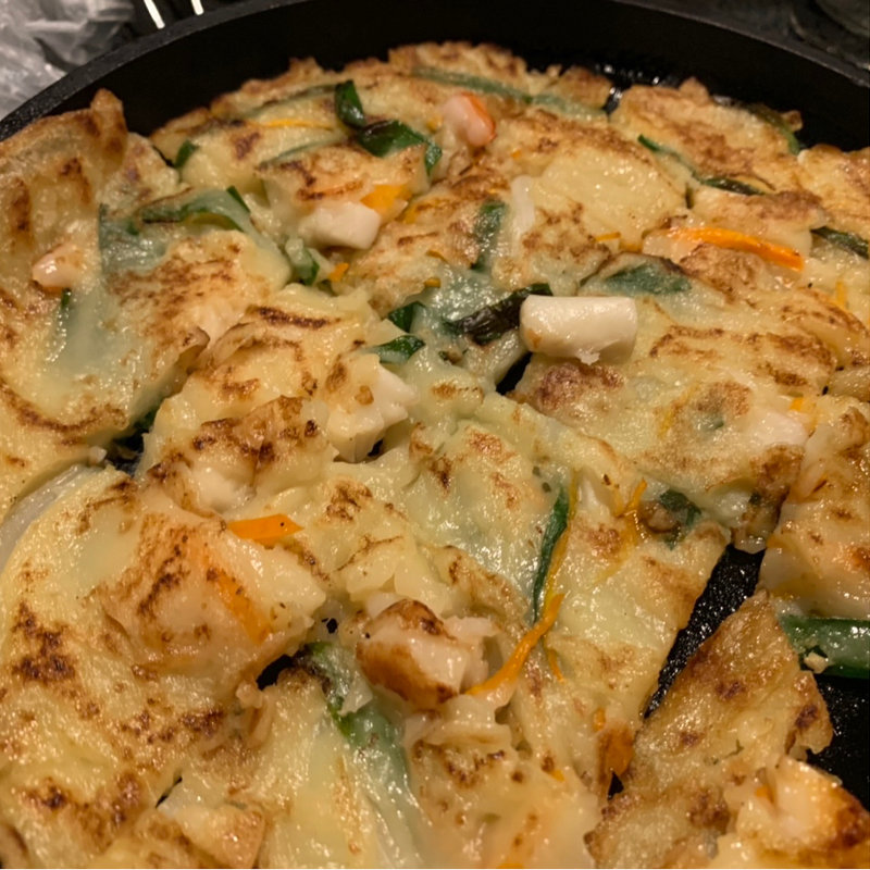 海鮮チヂミ(明月館 大財本店 （メイゲツカン）)