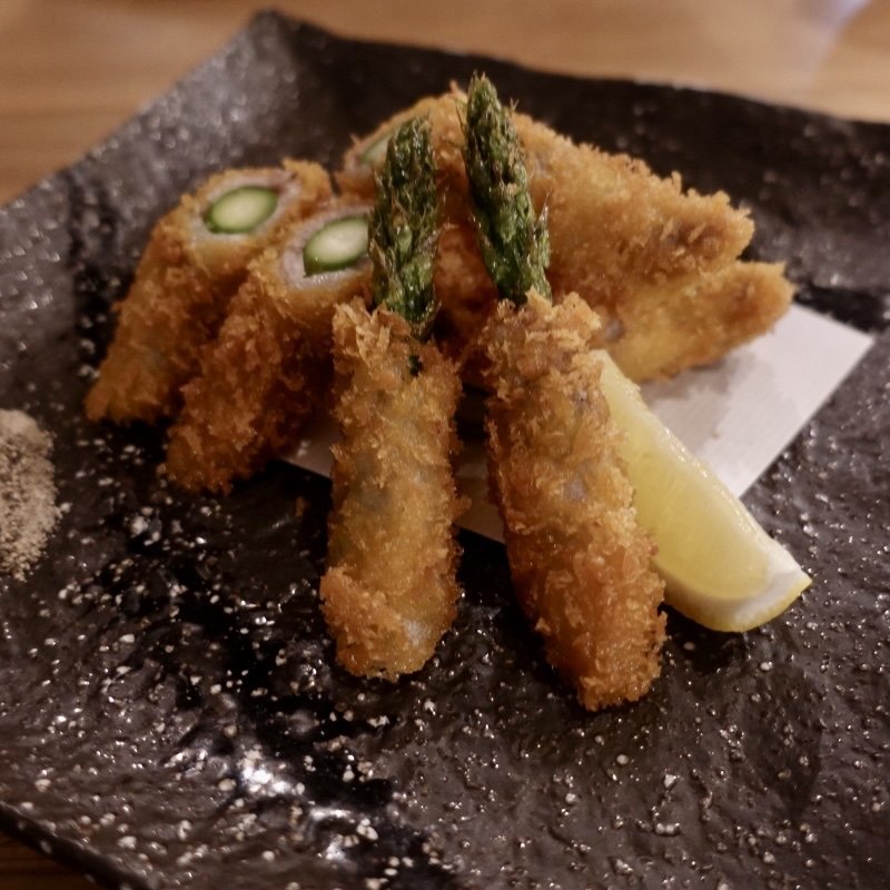 アスパラガスの肉巻きフライ(森メシ （【旧店名】森のごはん）)