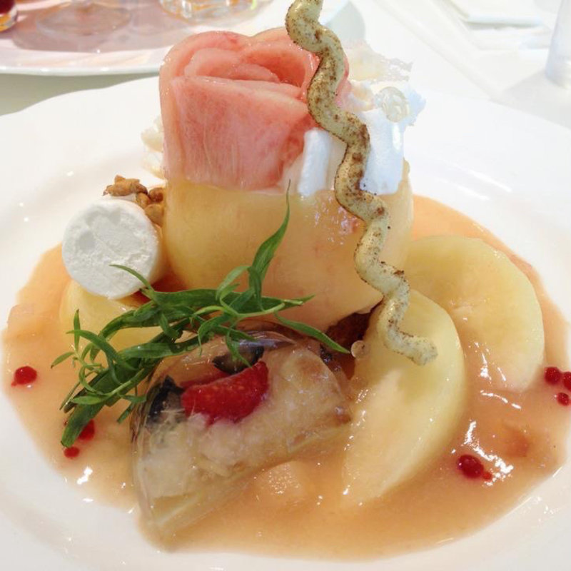 もものデザート(タカノフルーツパーラー 新宿高島屋店 )