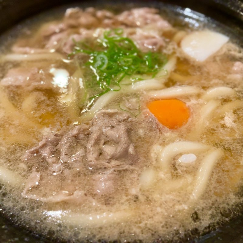 肉のおうどん(つるとんたん 本町楼)