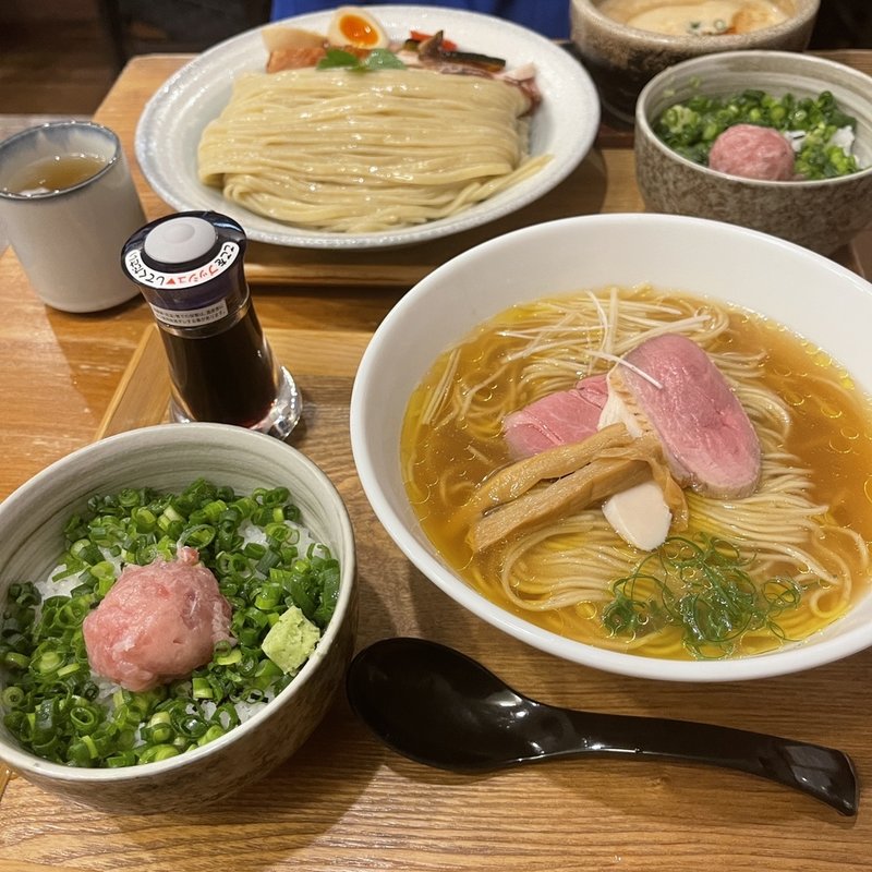 伊勢海老つけ麺 全部のせ(麺家 半蔵 （伊勢海老つけ麺　はんぞう）)