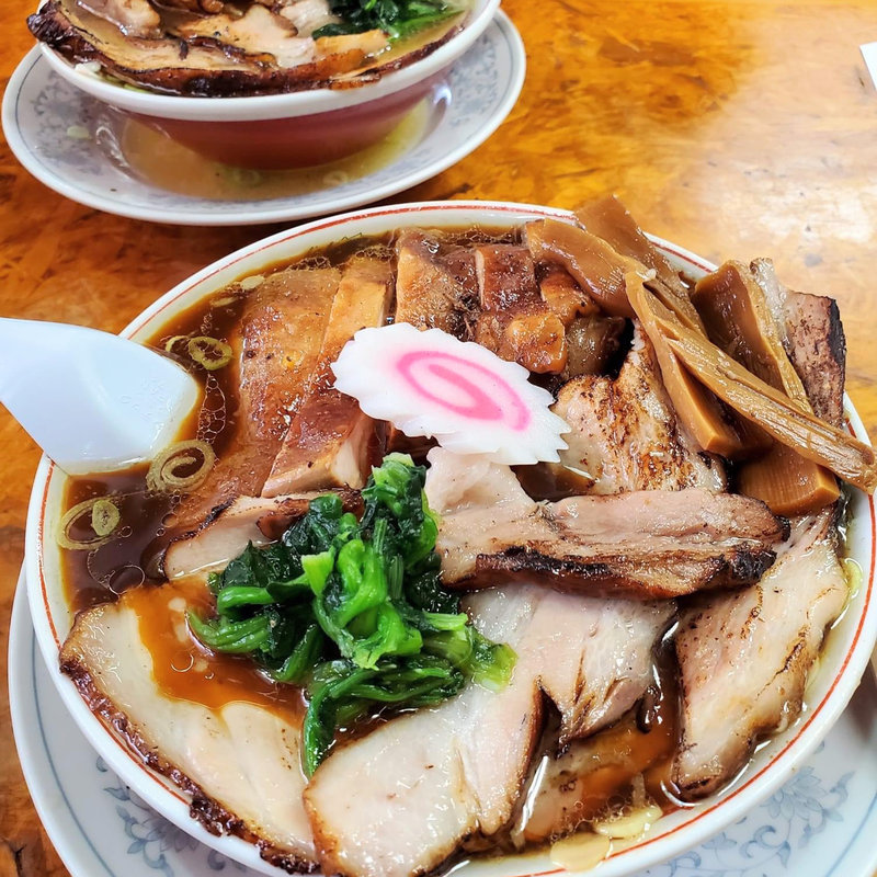 生姜醤油チャーシュー麺(かし亀)