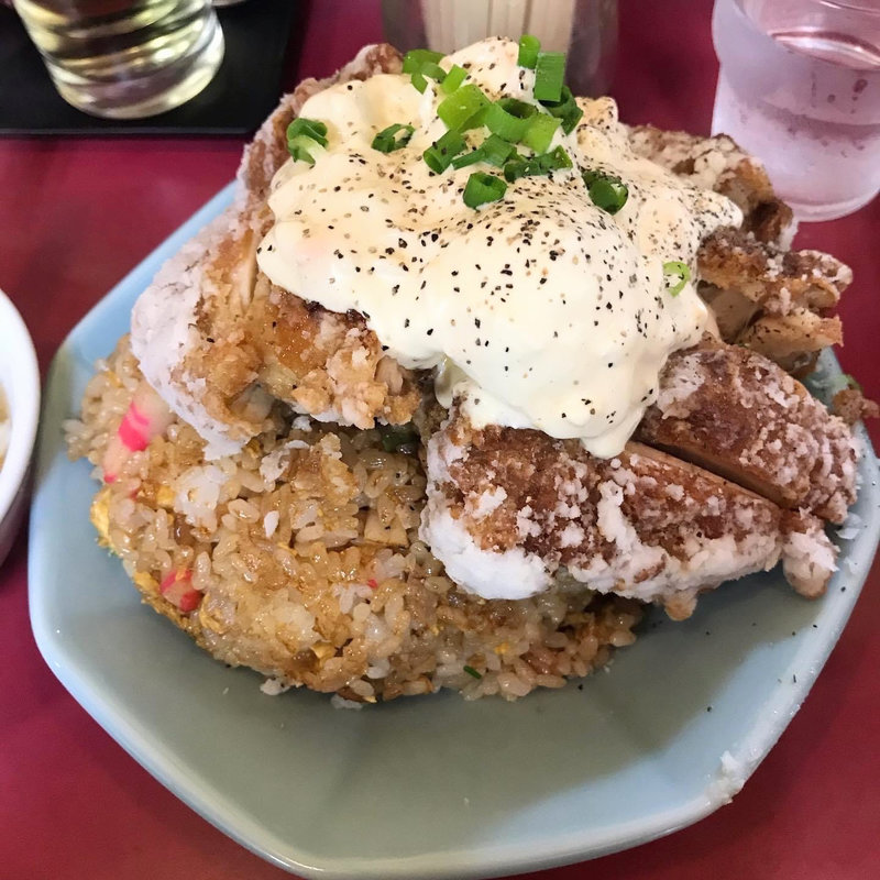 唐揚げチャーハン(かし亀)