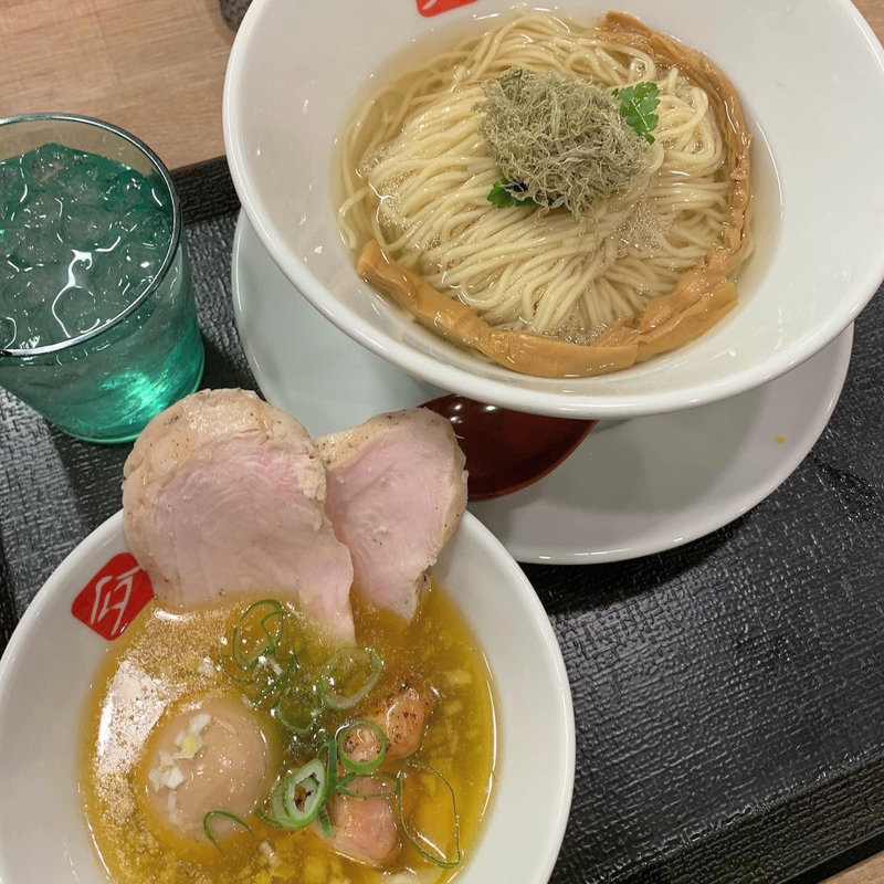 味玉鶏つけそば(KITCHEN TAKANO)