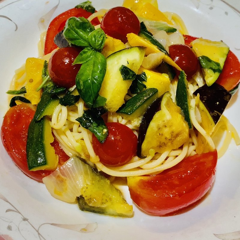 冷製 夏野菜のスパゲティ(ガストロノミーア　サバニー)