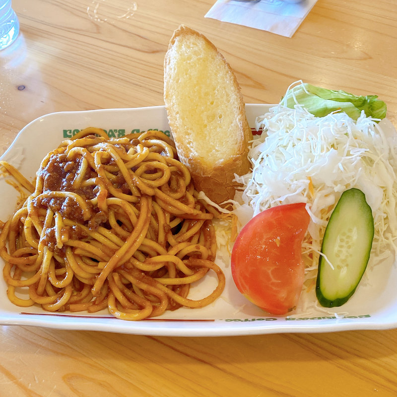 コクと旨みの本格派　ミートソース　＋アイスコーヒー(コメダ珈琲店 亀岡千代川店 )