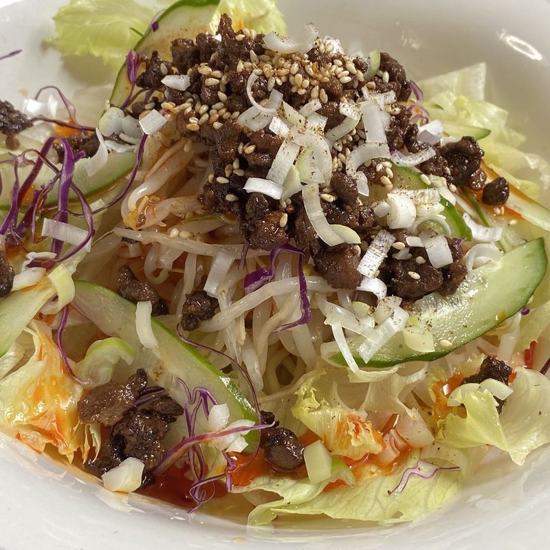 冷やし坦々麺(中国四川料理 天府仙臺 （テンプセンダイ）)