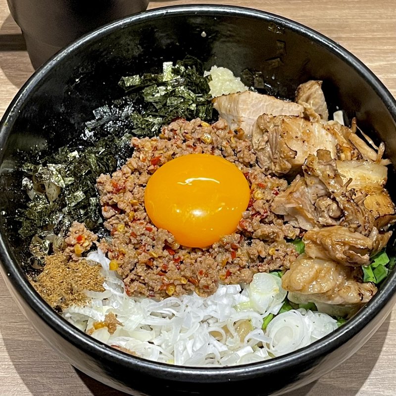 台湾まぜそば（ガッツリ肉入り）(台湾まぜそば 麺屋まぜはる)