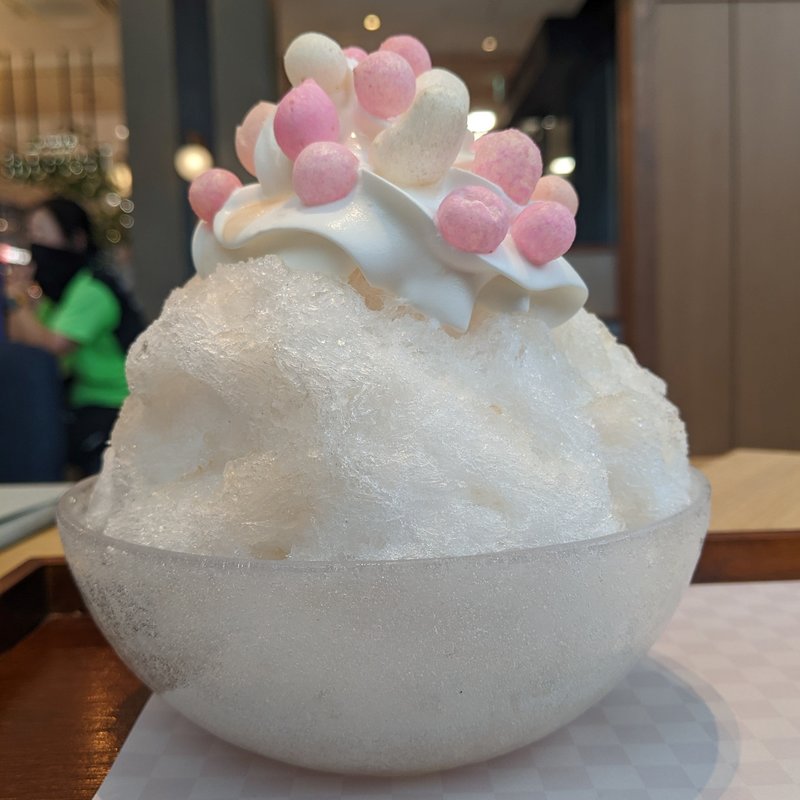 信州桃と糀みるく(和カフェ Tsumugi FOOD&TIME ISETAN OFUNA店)