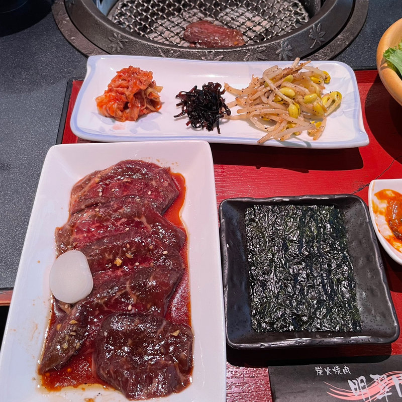 Bランチ（ロース）(炭火焼肉 明翠園)