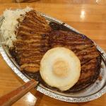ロコモコ風カレー大盛＋チキンカツ(ゴーゴーカレー土浦神立スタジアム)