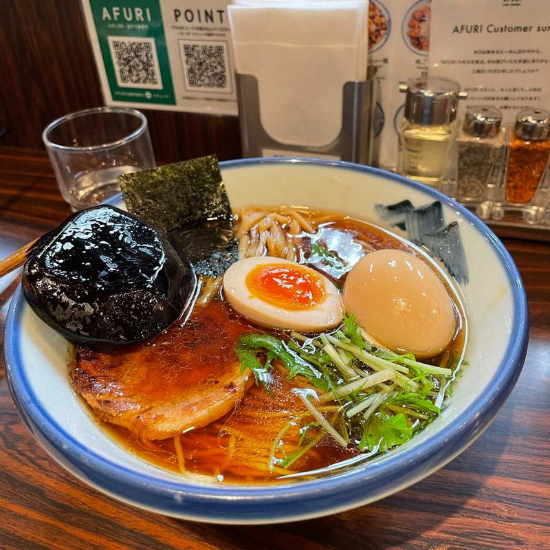 醤油らーめん(AFURI 六本木交差点)