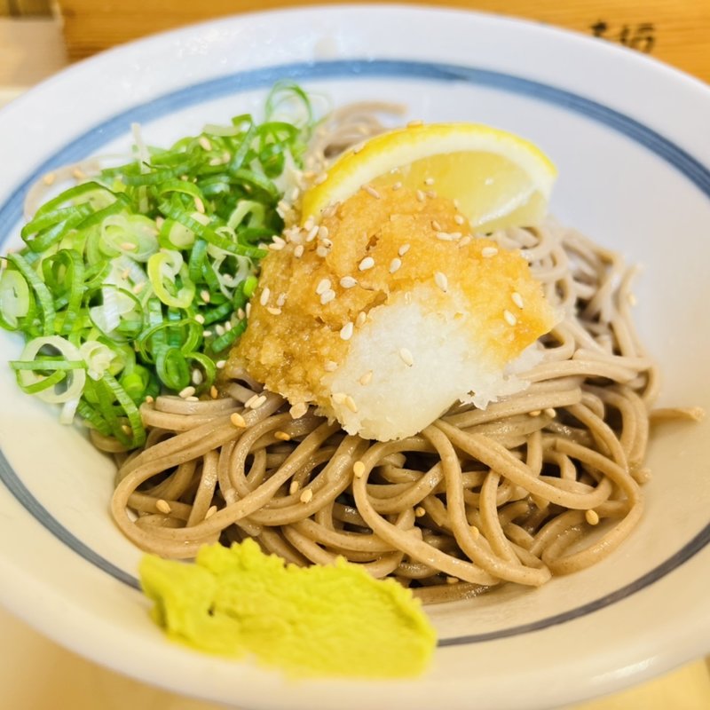 生醤油そば（冷）(つるまる 天下茶屋)