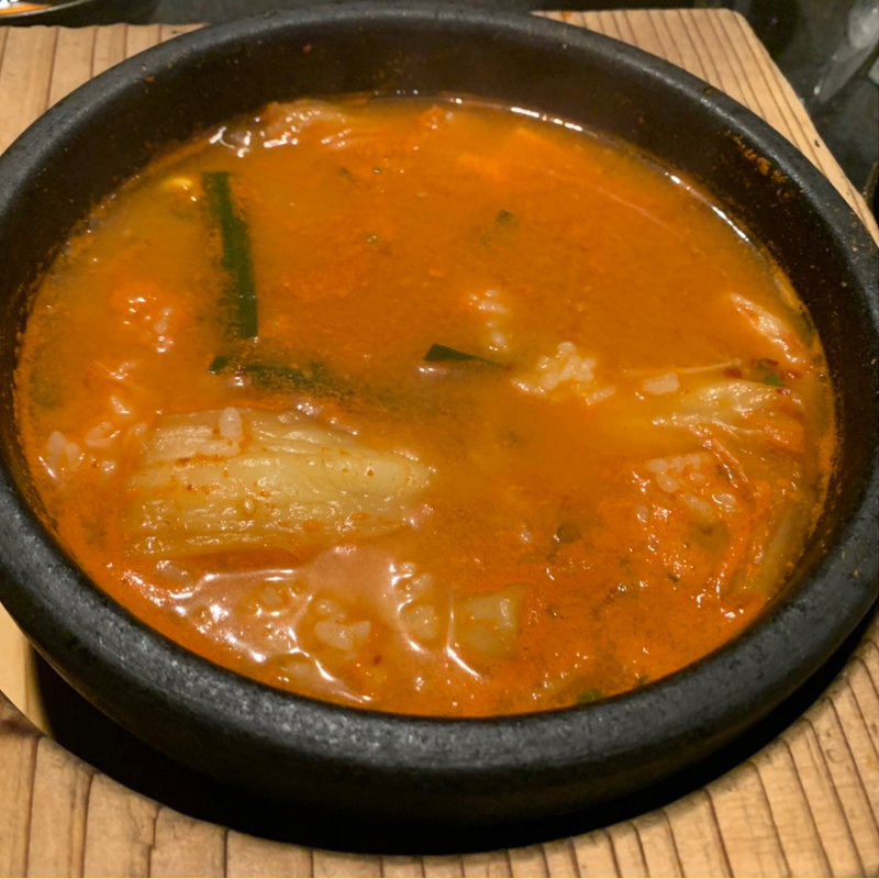 海鮮キムチチゲ(ライス入り)(明月館 大財本店 （メイゲツカン）)