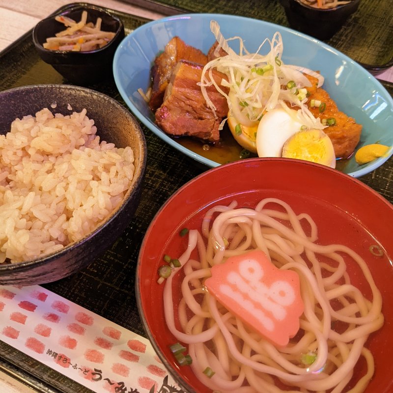 ラフテー定食(沖縄クラフトビール＆琉球バル ガチマヤ（神保町駅）)