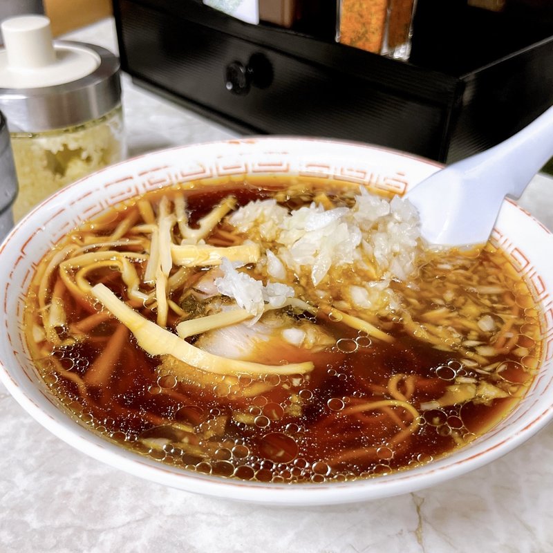 薬味(玉ねぎ)(ラーメン富士屋 木更津店)
