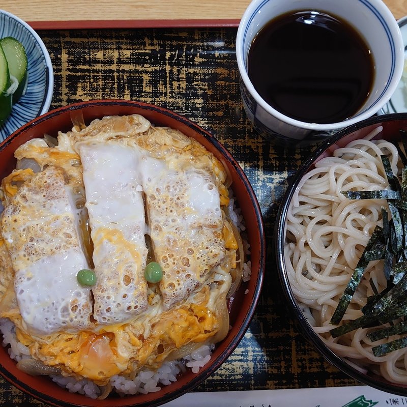 カツ丼セット ざるそば(尾張屋)