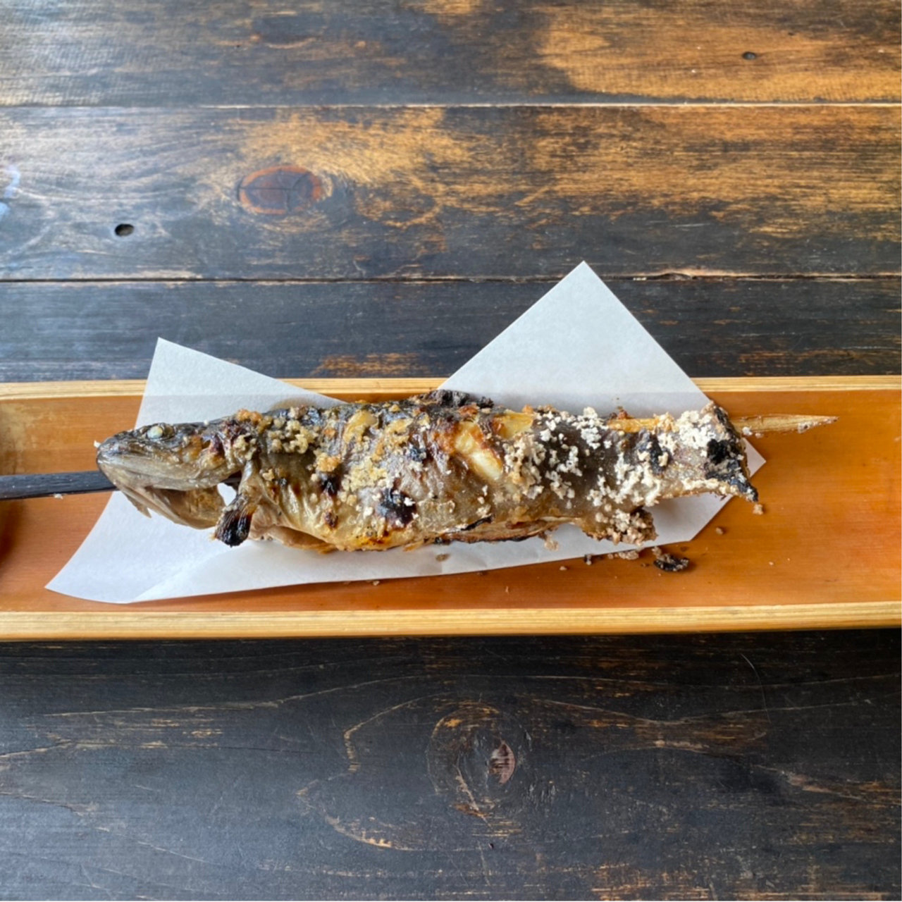 岩魚(イワナ)の塩焼き(川魚料理 ますや)の口コミ一覧 おいしい!が増えるグルメアプリ「SARAH」 岩魚(イワナ)の塩焼き(川魚料理 ますや)の口コミ一覧 おいしい!が増えるグルメアプリ「SARAH」
