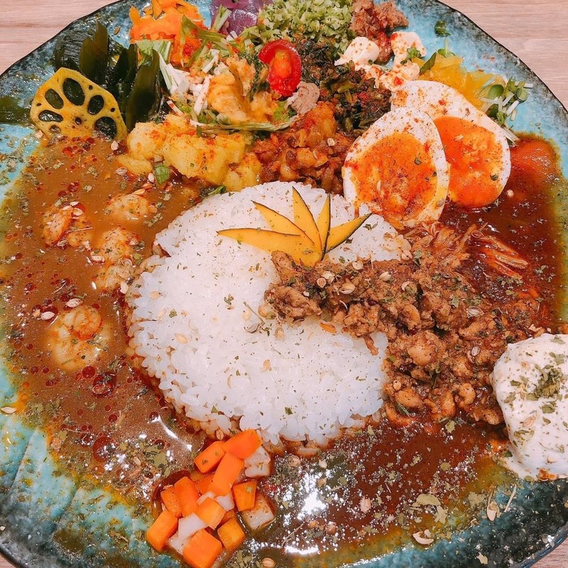 合いがけ(ボタニカリー シュリンプカリー)(ボタニカリー)