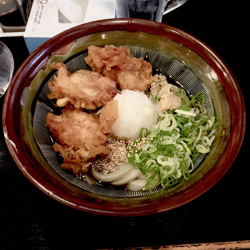 とり天おろしぶっかけ(もつ鍋 暖家(だんや))