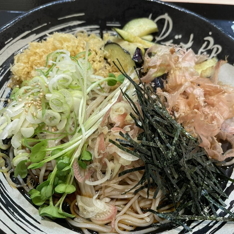 冷やし薬味蕎麦(ゆで太郎 芝浦4丁目店 )