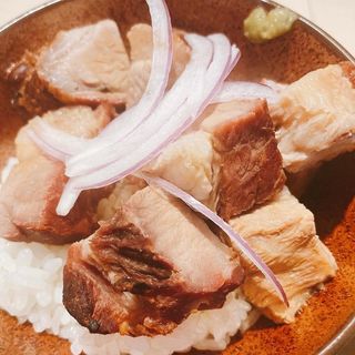 肉盛り焼豚丼(中華蕎麦 あお木 )