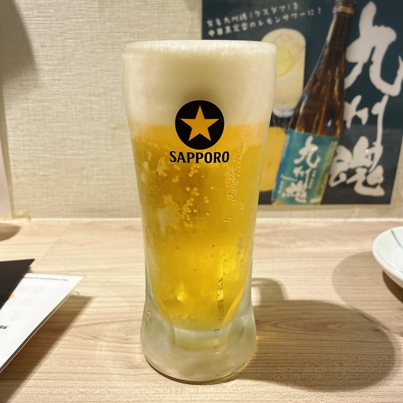 生ビール(ふぐぶた酒場)
