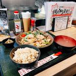 豚肉生姜焼き定食(沖縄クラフトビール＆琉球バル ガチマヤ（神保町駅）)