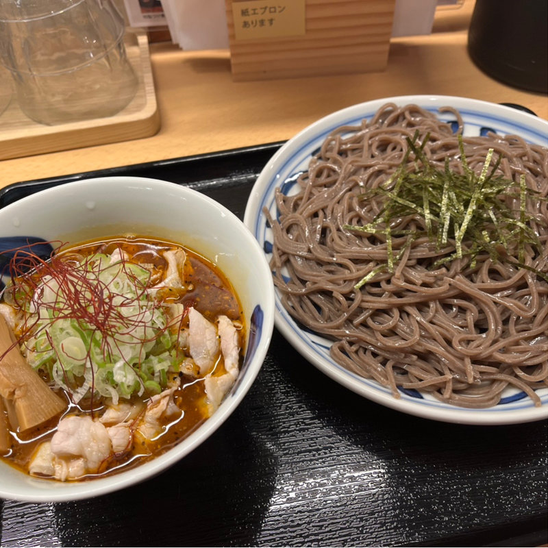 豚つけ蕎麦(つけ蕎麦安土　西新宿店)