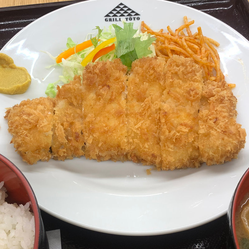 豚カツ定食(東都グリル)